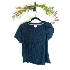 5 for $30 Deletta Striped T-Shirt Blue & White Size XS EUC